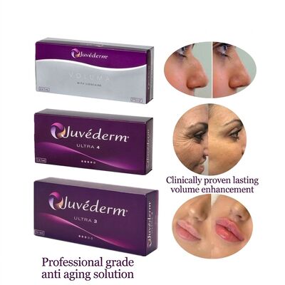 الجراحة التجميلية Juvederm Dermal Filler التركيز 20mgMl طول العمر 9-12 أشهر مناسبة لتحسين ملامح الوجه وتجديد الجلد