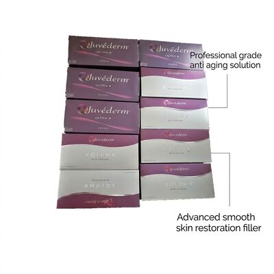 حجم الحقنة 1 مل حقنة Juvederm حشو جلدي يقدم السلامة مدة 9 إلى 12 شهرا مثالية لتجديد الجلد