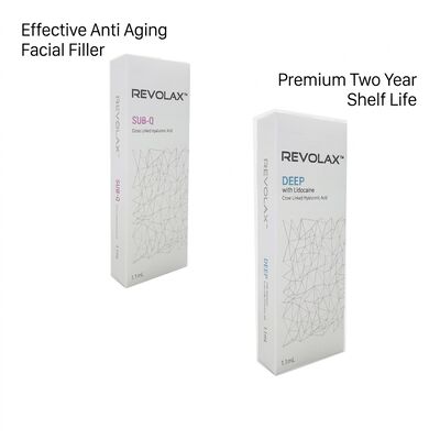 حمض الهيالورونيك Revolax Dermal Filler محلول حقن آمن لتشكيل الوجه