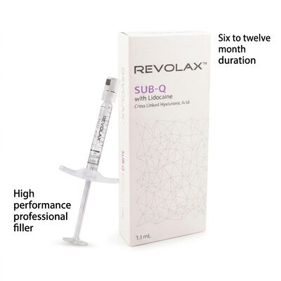 حمض الهيالورونيك Revolax Dermal Filler محلول حقن آمن لتشكيل الوجه