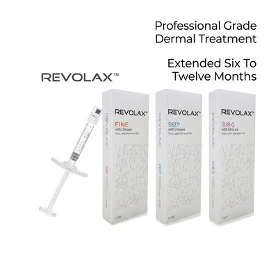 حمض الهيالورونيك Revolax Dermal Filler محلول حقن آمن لتشكيل الوجه