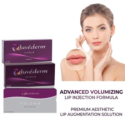 حجم المحقنة 2 1 مل لكل علبة Juvederm Voluma Filler Safety Face Contouring Injectable Dermal Filler لزيادة الحجم