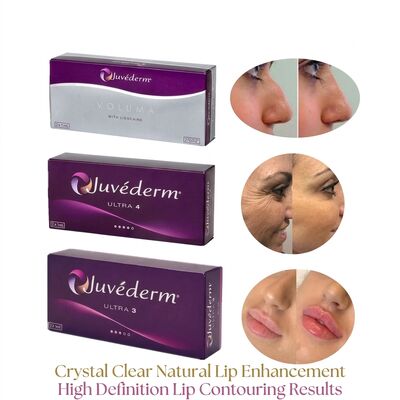 حجم المحقنة 2 1 مل لكل علبة Juvederm Voluma Filler Safety Face Contouring Injectable Dermal Filler لزيادة الحجم