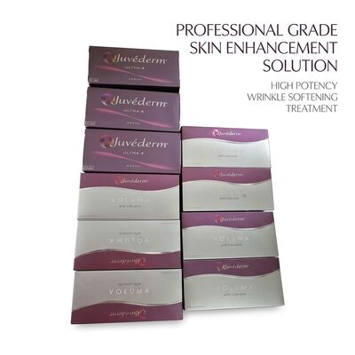حجم الحقنة 1 مل حقنة Juvederm حشو جلدي يقدم السلامة مدة 9 إلى 12 شهرا مثالية لتجديد الجلد