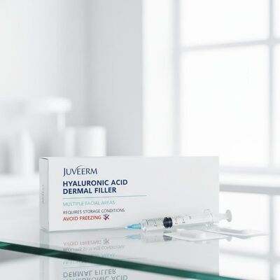 حمض الهيالورونيك Juvederm ملء الجلد مناسب لمناطق الوجه المتعددة ويتطلب ظروف التخزين تجنب التجميد