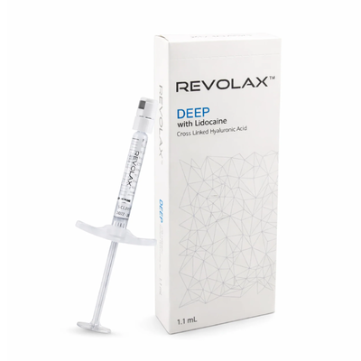 تجنب تجميد حشو Revolax الجلدي الدقيق العميق تحت الجلد بتركيز 20 ملغ لكل مل قابل للحقن لعلاج حجم الوجه العميق والتجاعيد