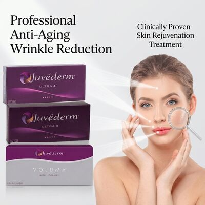 Juvederm Ultra 3 حشو الشفاه الحمض الهيالوروني المحقن حشو الجلد 24mg/ml لتحديد حجم الشفاه