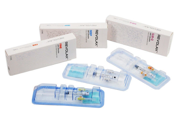تجاعيد العنق الدقيقة العميقة Revolax Hyaluronic Acid Korea Dermal Filler لخطوط الجبين