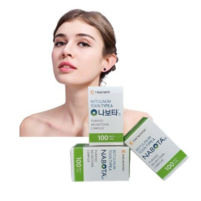 100 IU NABOTA Injection Anti Aging Botulinum Toxin Type A مضاد للتجاعيد