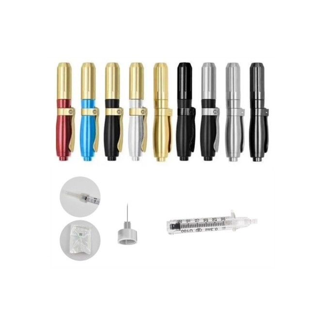 3 مستويات Hyaluron Filler Pen 0.3ml 0.5ml حمض الهيالورونيك حشو الشفاه بدون إبرة