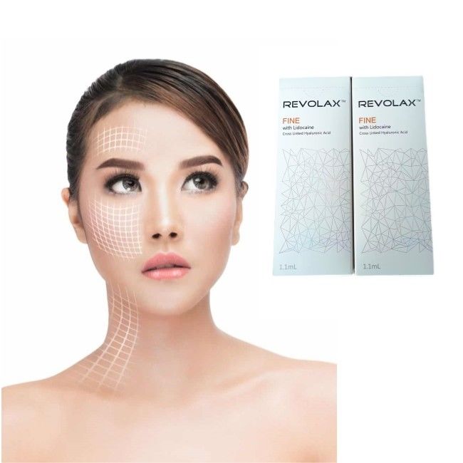 حقن حمض الهيالورونيك Revolax Dermal Filler للوجه من 6 إلى 12 شهرًا تأثير المدة
