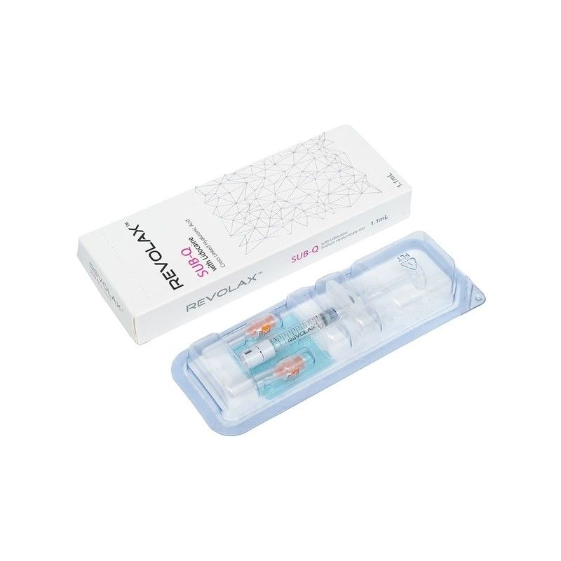 1.1ml ملء الشفاه الجلدية Revolax عميقة دقيقة Sub-Q لمكافحة التجاعيد حمض الهيالورونيك الحقن