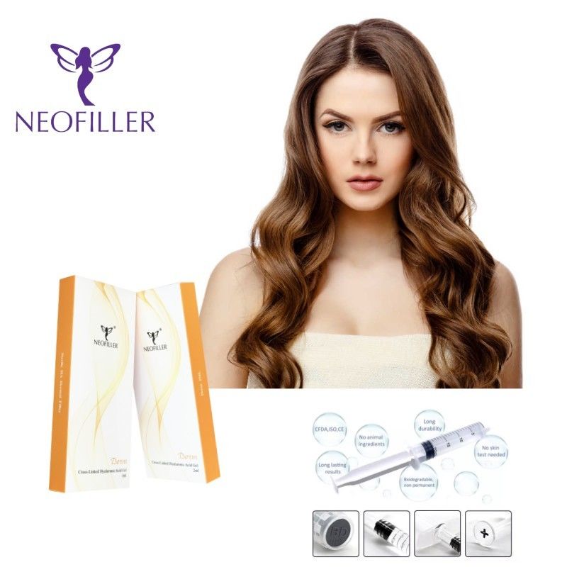مادة Neofiller 24mg-ml حمض الهيالورونيك حشو جل الجلد المحقن هلام تخفيض التجاعيد تحسين الوجه