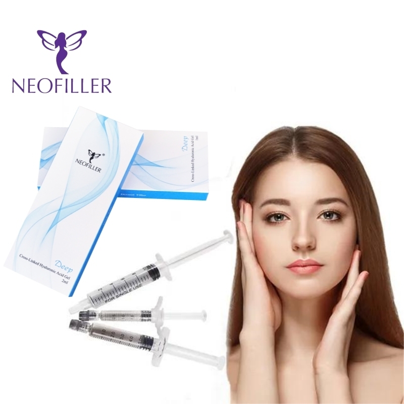 Neofiller عميق 24mg-ml حمض الهيالورونيك الحشو الجل القابل للحقن 9-12 شهور العمر الطويل الحقن تحت الجلد