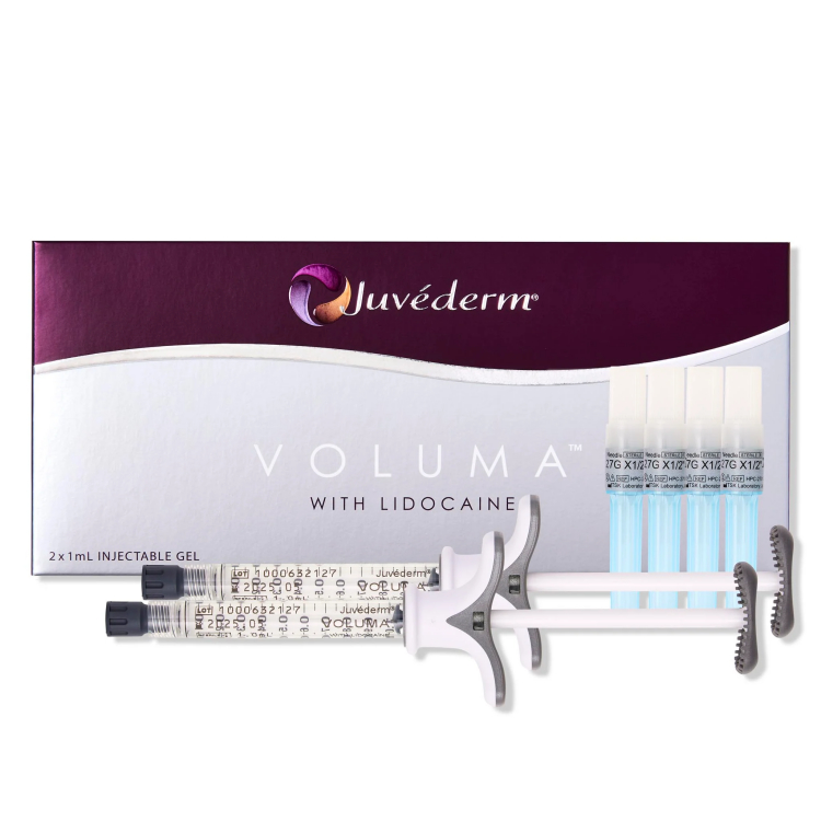 حشو الجلد المضاد للشيخوخة Juvederm 2 × 1ml تغليف مع Ultra3 Ultra4 حجم حمض الهيالورونيك الهشاشة