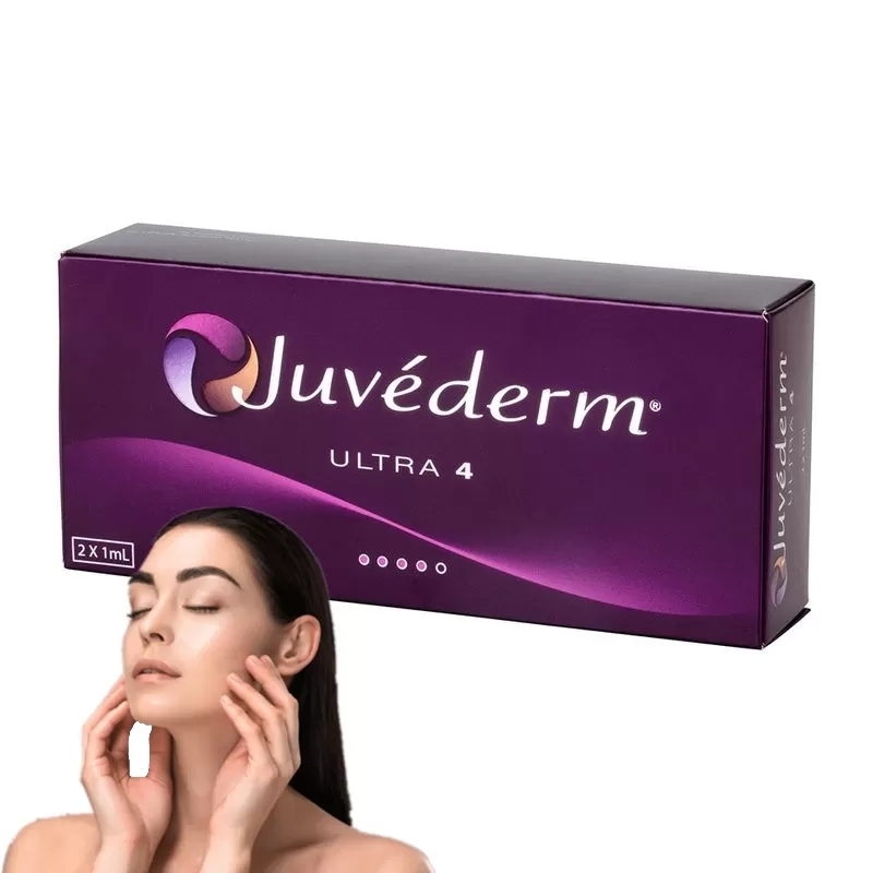 ملء الجلد Juvederm حمض الهيالورونيك المتقاطع جيل حقن استعادة الحجم طويلة الأمد