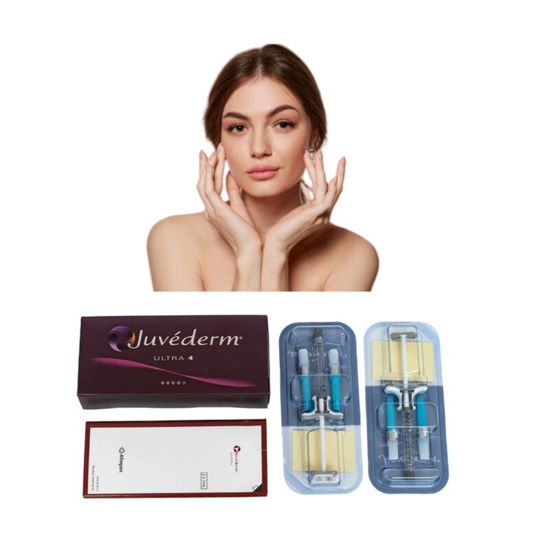 جسم الوجه Juvederm حشو جلدي حمض الهيالورونيك المرتبط بالعبر حل لزيادة الحجم الطبيعي