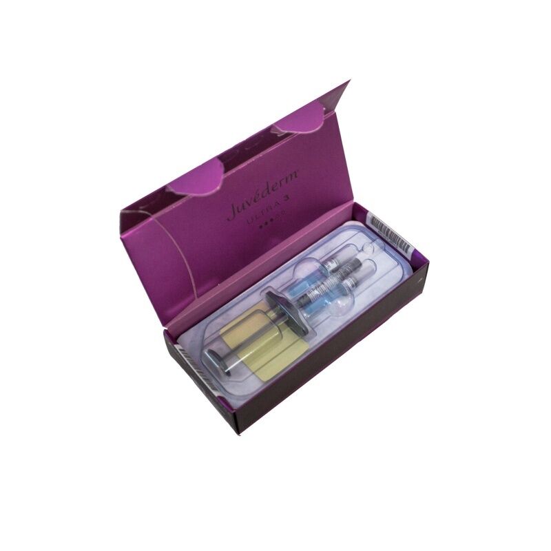 وجهي Juvederm حشو الجلد مع حمض الهيالورونيك مصممة لتحسين مرونة الجلد وتقليل علامات الشيخوخة على الوجه