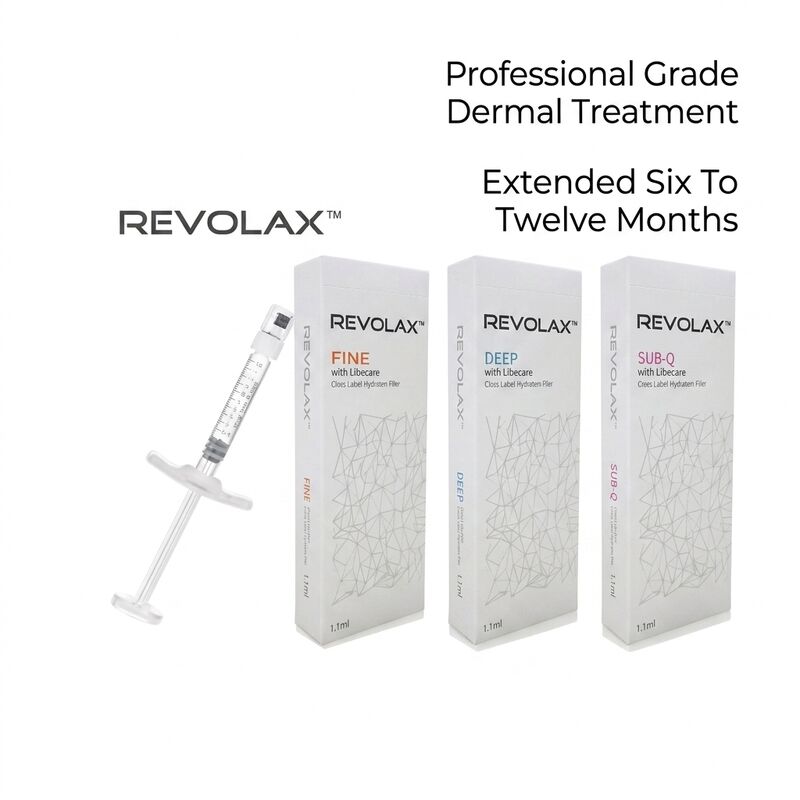 حمض الهيالورونيك Revolax Dermal Filler محلول حقن آمن لتشكيل الوجه