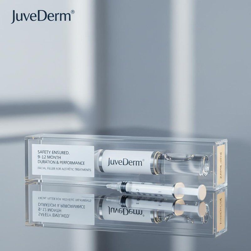 السلامة مضمونة لحشو الوجه Juvederm الذي يوفر مدة تتراوح من 9 إلى 12 شهرًا وأداءً للعلاجات التجميلية