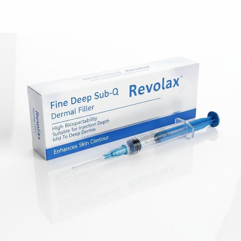 Fine Deep Sub-Q Revolax Dermal الحشو توافق حيوي عالي مناسب لعمق الحقن من الأدمة المتوسطة إلى العميقة ويعزز محيط الجلد