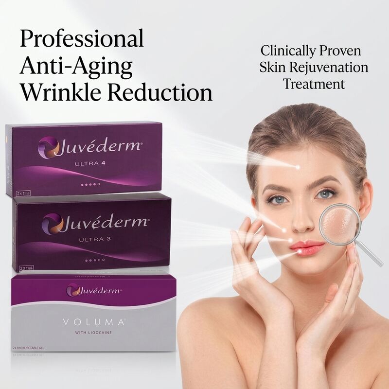 Juvederm Ultra 3 حشو الشفاه الحمض الهيالوروني المحقن حشو الجلد 24mg/ml لتحديد حجم الشفاه